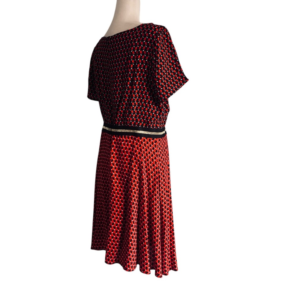 Anthropologie Maeve Amici Bunny Print Fit & Flare Dress - Picture 4 of 11